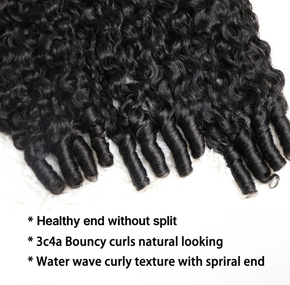 Burmese Curly Virgin Hair Bundles