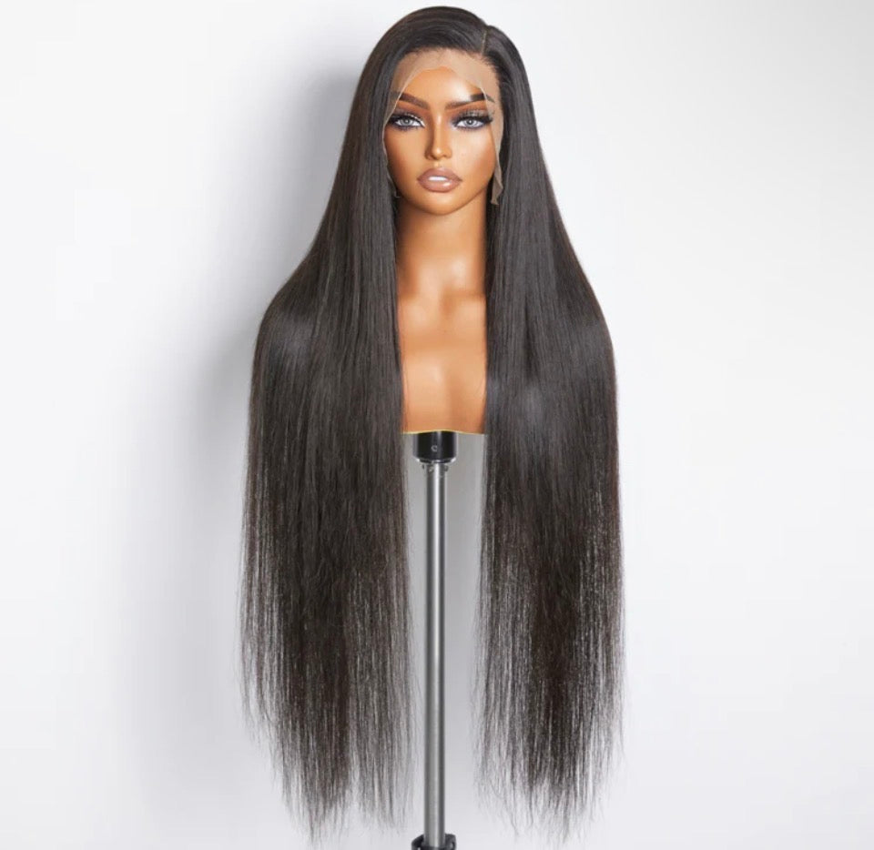 Straight HD 13x6 Glueless Lace Frontal Wig — 200% Density