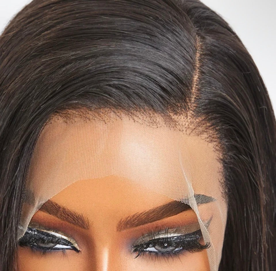 Straight HD 13x6 Glueless Lace Frontal Wig — 200% Density