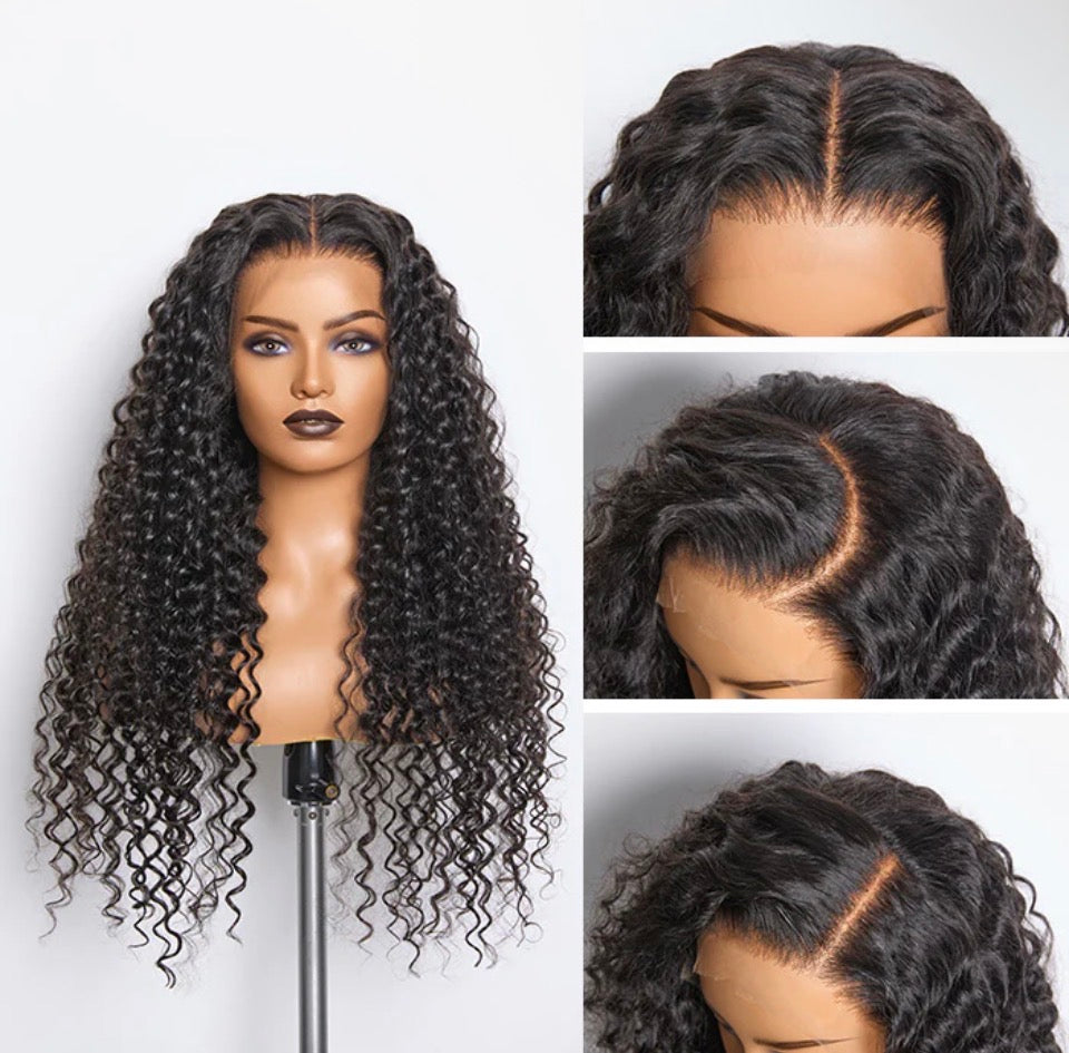 Deep Wave HD 13x4 Lace Frontal Wig — 180% Density